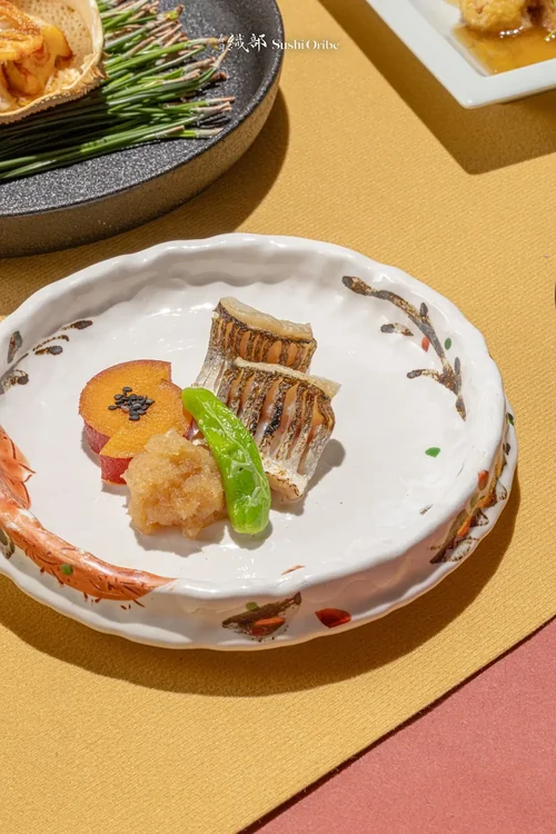 Grilled Kamasu (Barracuda) with Sweet Potato